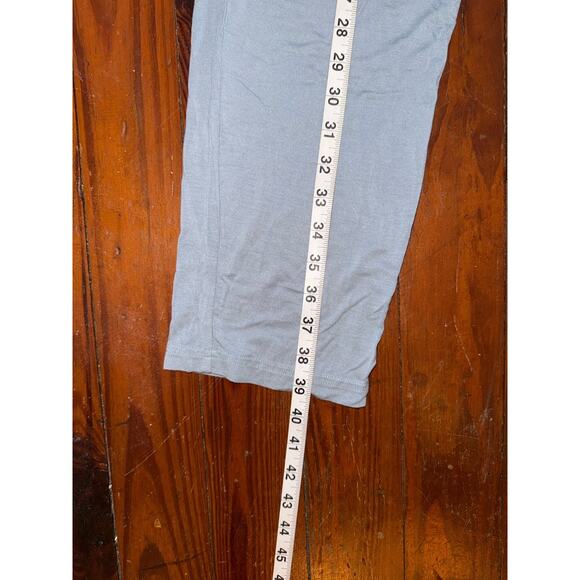 Emirates Business Class 2 pc Loungewear Pajamas S/M Unisex Blue Grey Modal Soft - Picture 14 of 16